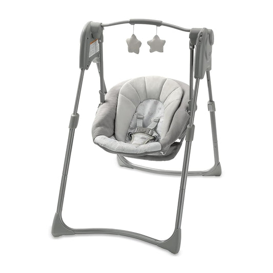 Compact Graco Baby Swing for Space-Saving Comfort
