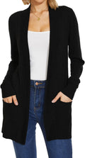 Spicy Sandia Women's Lightweight Knit Cardigan Open Front - Versatile