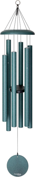 44 in Green Corinthian Bells Wind Chime - Rich Pentatonic C Tones