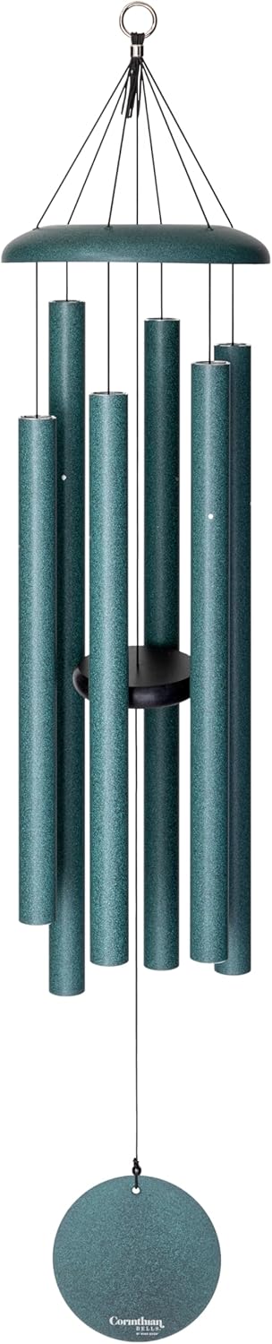 Corinthian Bells 44 Inch Green Wind Chime for Outdoor Decor