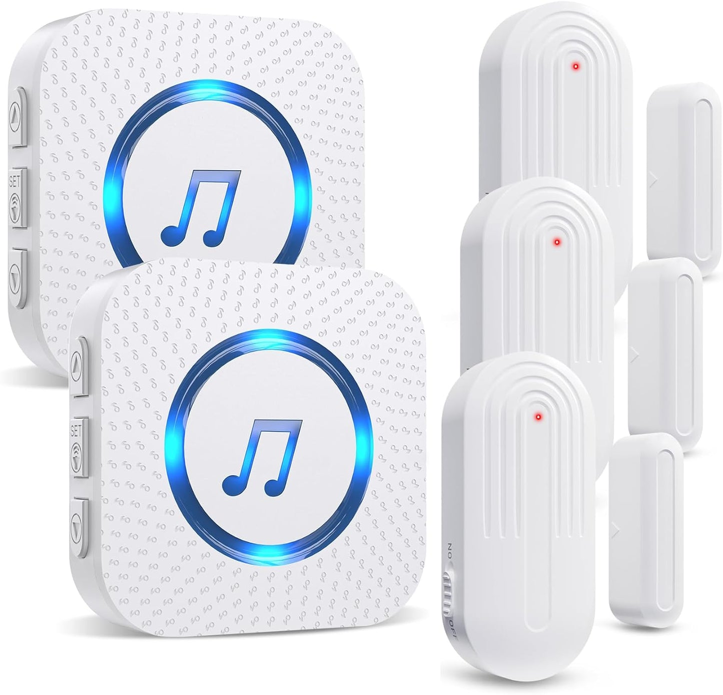 SanJie Door Sensor Chime with 500 FT Range and 26 Chimes