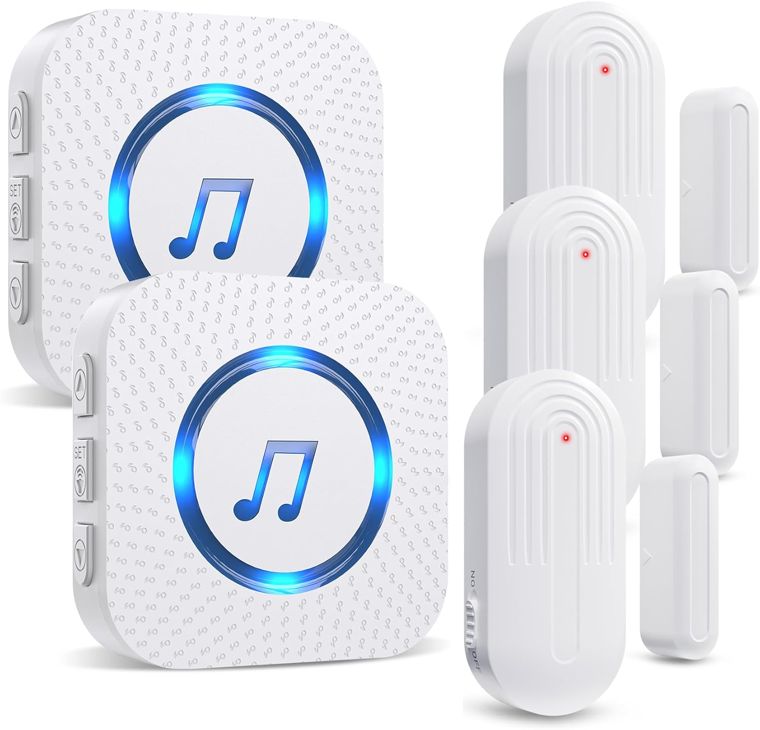 SanJie Door Sensor Chime with 500 FT Range and 26 Chimes