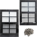 NeatiEase 2 Pack Shed Windows 18 x 23 Flush Mount - Durable