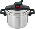T-fal Clipso Stainless Steel Pressure Cooker, 6.3 Quart - Fast, Safe