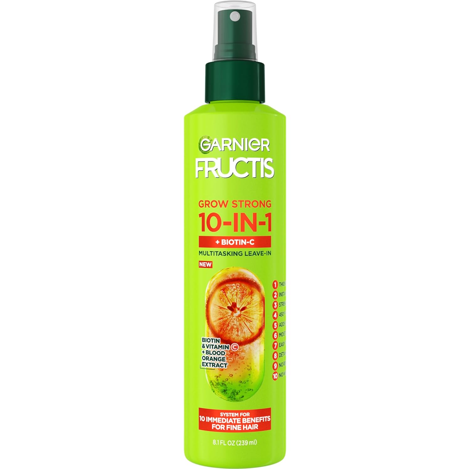 Garnier Fructis Grow Strong Spray - 10-in-1 Thickening Power!
