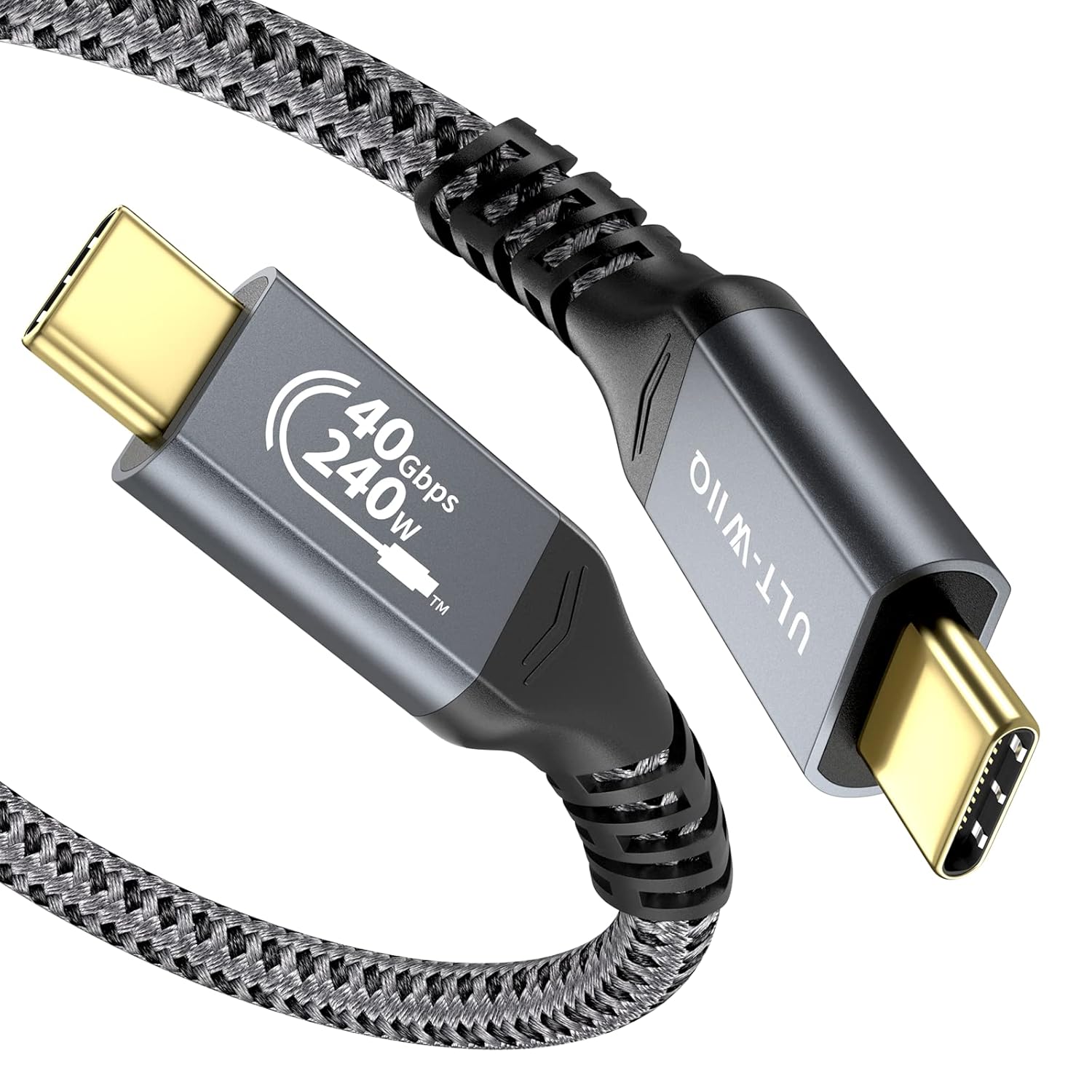 Ultimate Speed USB4 Thunderbolt Cable - 40Gbps Data, 240W Fast Charge