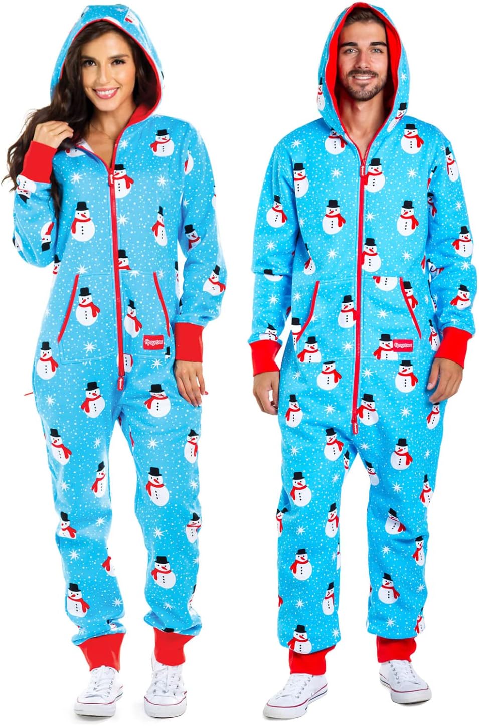 Tipsy Elves Christmas Onesies for Adults - Comfy Holiday Jumpsuits