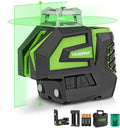 Huepar Self Leveling Green Cross Line Laser Level - Visible 360 Line