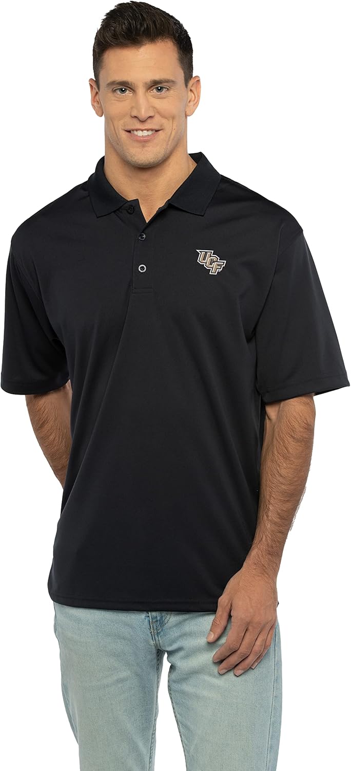 Men's Collegiate Polyester Mesh Team Icon Polo for Fans