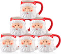 Sliner 6 Pcs Santa Coffee Mugs 16 oz Ceramic Set - Festive Holiday