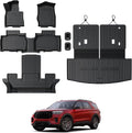 Floor Mats for 2025 2020-2024 Ford Explorer (6-seat) - All Weather TPE