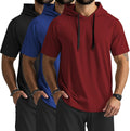 Ficerd Men's Dry Fit Workout Hoodie Trio