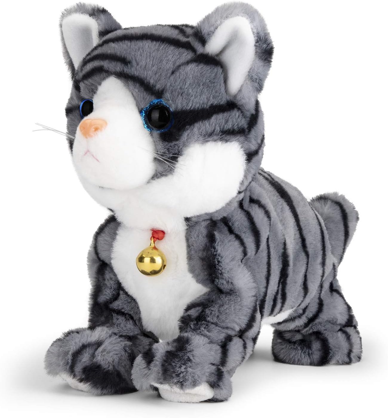 Interactive LED Electronic Plush Toy - Animated Sound Control Robot Cat