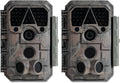 Trail Camera P70 2 Pack - 64MP 1296p No-Glow Night Vision
