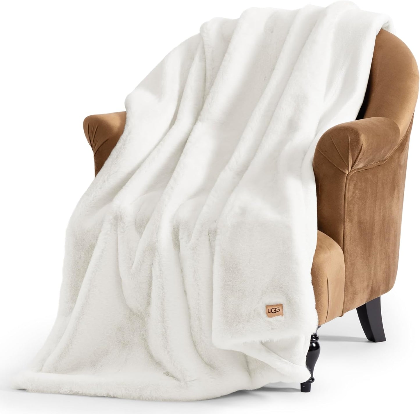 UGG Euphoria Plush Faux Fur Throw Blanket for Cozy Comfort