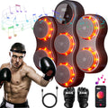 Smart Music Boxing Machine with Gloves - Wall Mounted LED Trainer