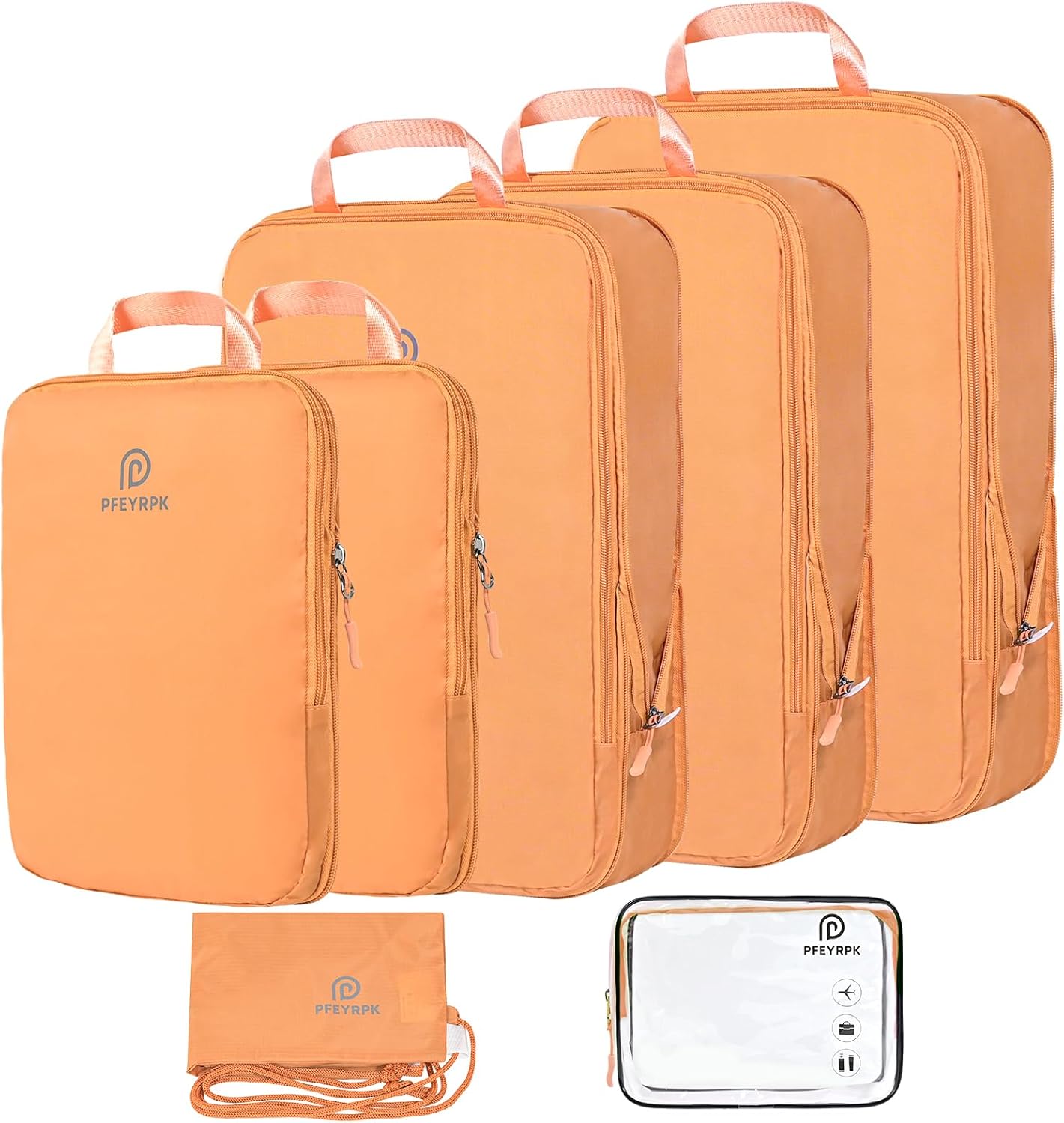 Lightweight Compression Packing Cubes for Travel Organization