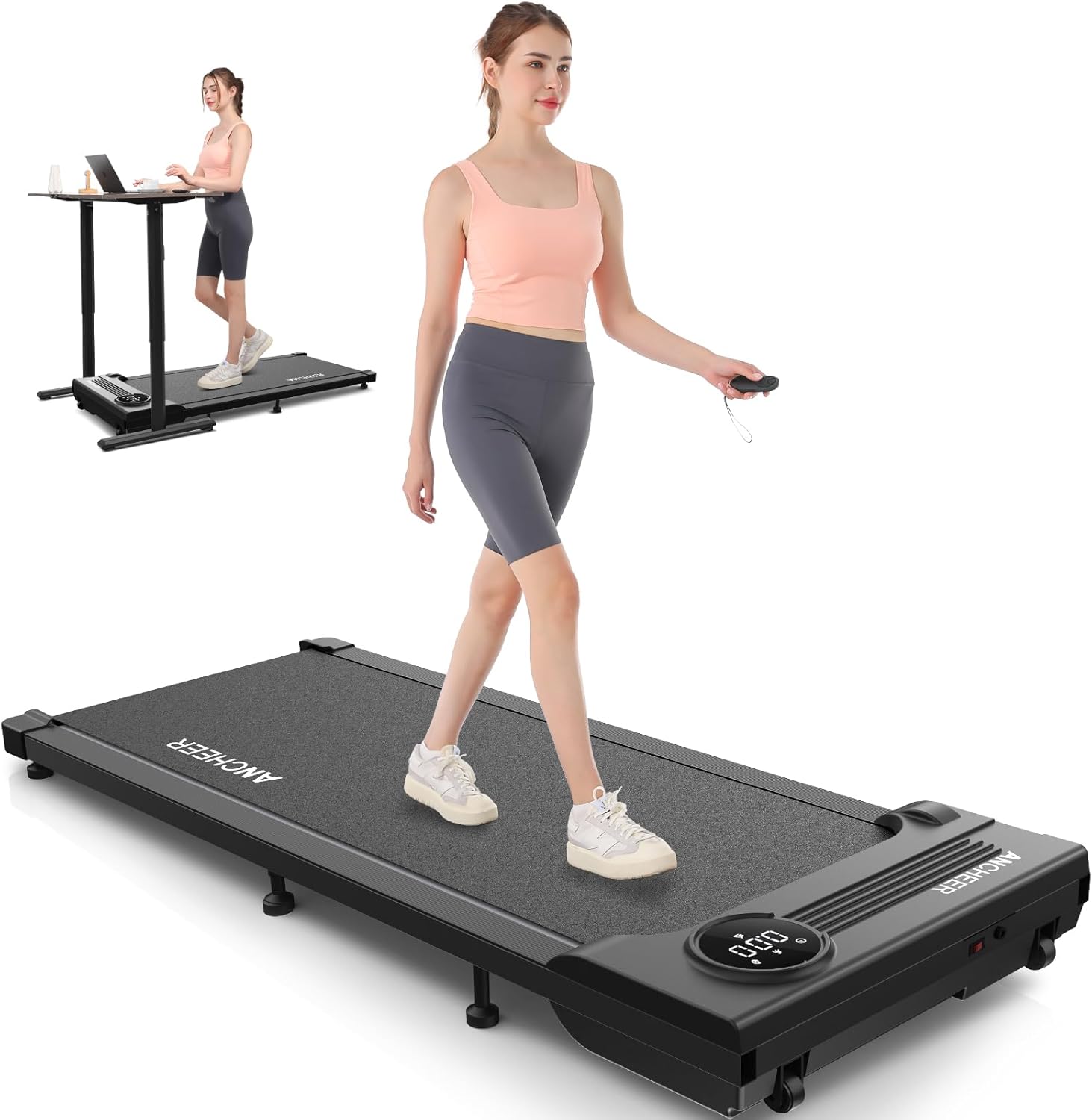 ANCHEER 2.5 HP Under Desk Treadmill - Stay Active Anywhere
