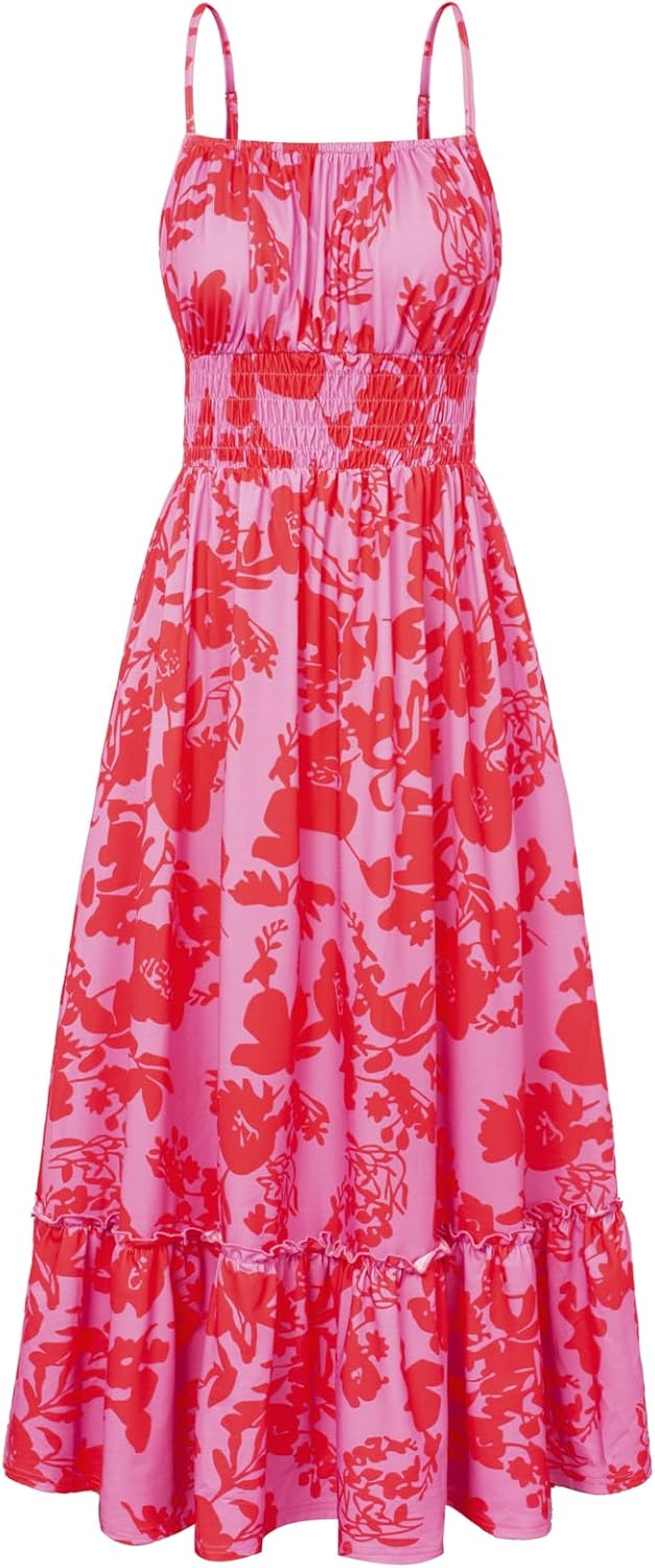 GRACE KARIN Womens Summer Maxi Dress with Pockets for Beach