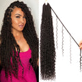 Goddess Faux Locs Crochet Hair 30in Pack of 8 - Soft Boho Locs