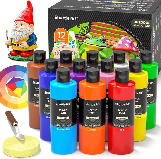 Shuttle Art Outdoor Acrylic Paint Set for Vibrant Crafting
