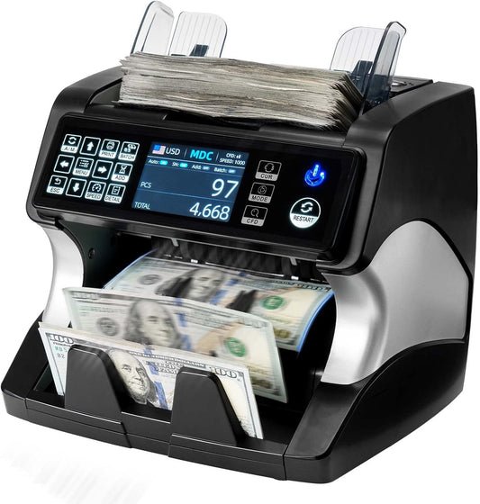 High Security Money Counter with Counterfeit Detection