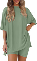 PRETTYGARDEN Women's Two Piece Lounge Set - Soft Oversized