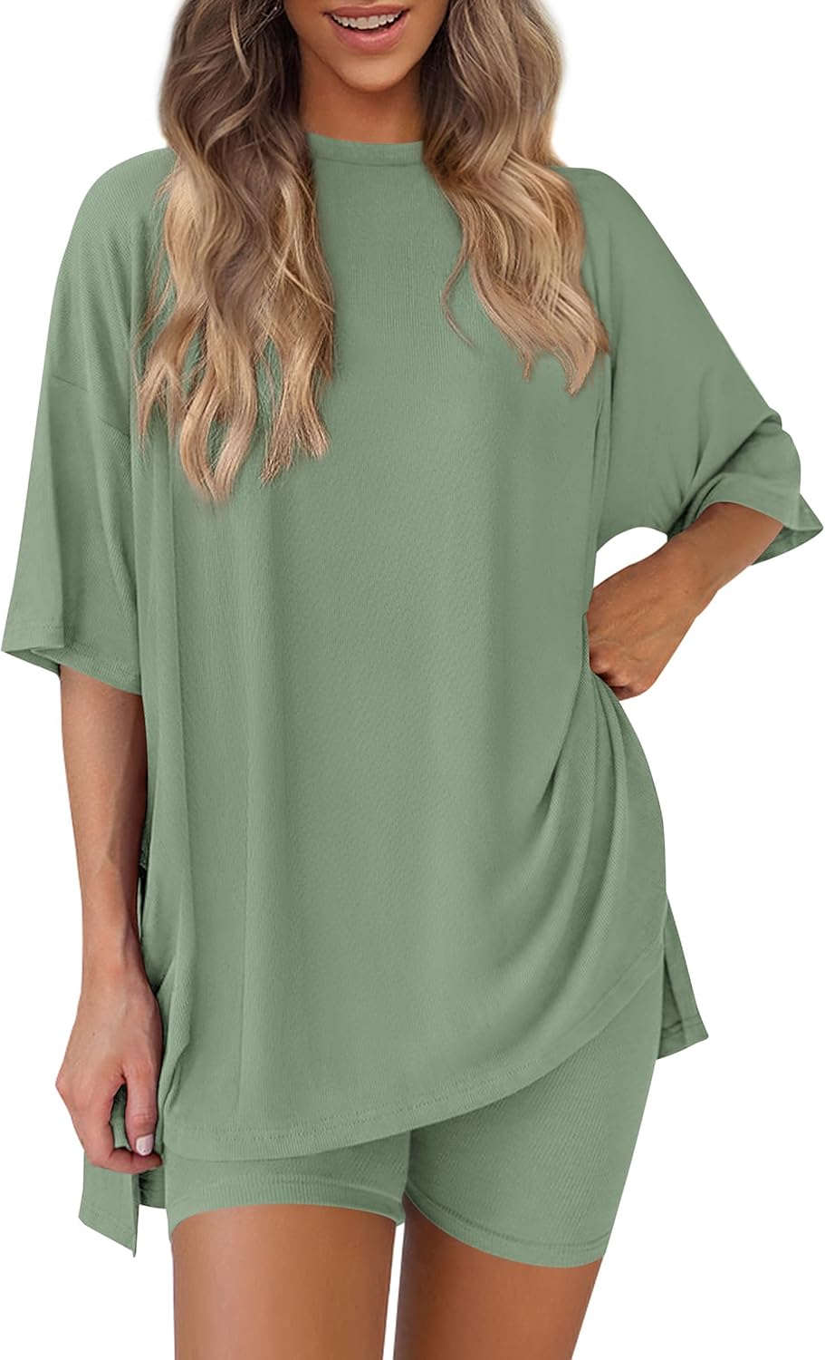 PRETTYGARDEN Women's Two Piece Lounge Set for Summer Travel
