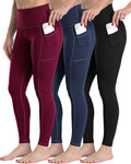 Fleece Lined Leggings for Women with Pockets - Warm High Waisted