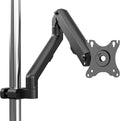 Height Adjustable Pole Mount Monitor Arm for 17in-27in Screens