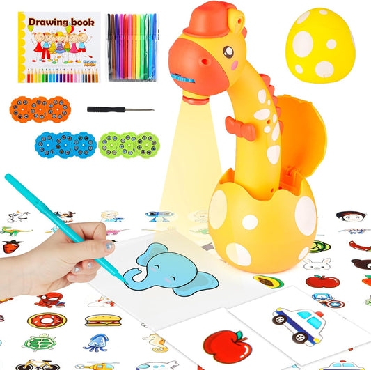 KETIEE Kids Drawing Projector: Light, Music, 72 Stencils