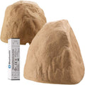 Outdoor Rock Bluetooth Speaker Pair - Realistic 8in Stereo Sound