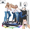 360 Photo Booth 45.3in Machine for 5-7 People - Rotating Booth