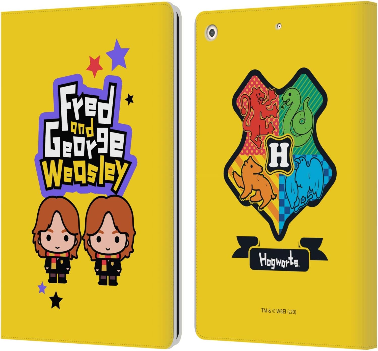 Harry Potter Fred & George Weasley Leather Wallet Case for iPad