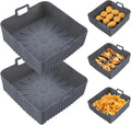 6-8QT Air Fryer Liners: Nonstick & Reusable Duo