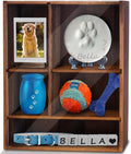 Sofunii Pet Memorial Shadow Box 11 in x 14 in - Solid Wood Keepsake