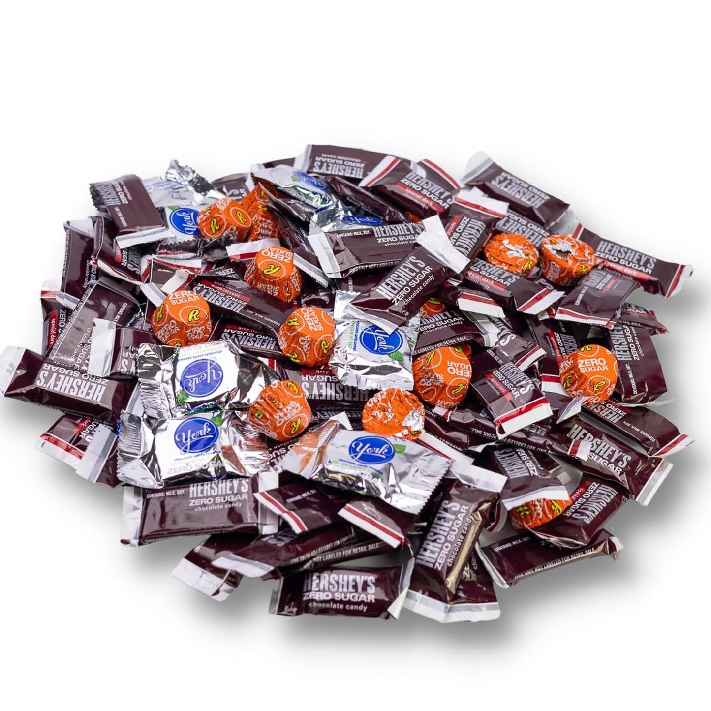 Hershey Zero Sugar Chocolate Assorted Bulk Candy 4 Pound Bag