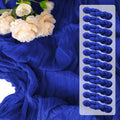 12 Pack Royal Blue Cheesecloth Table Runner 21 x 120 in - Elegant