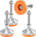 Heavy Duty 3000 lb Stainless Steel Adjustable Leveling Feet - Stable