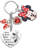 Minniemouse Stuff Mouse Keychain Cartoon Gifts For Teen Girls - Cute