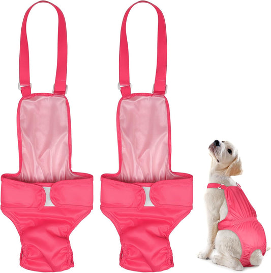 Adjustable Washable Dog Diapers - Heat-Resistant & Reusable