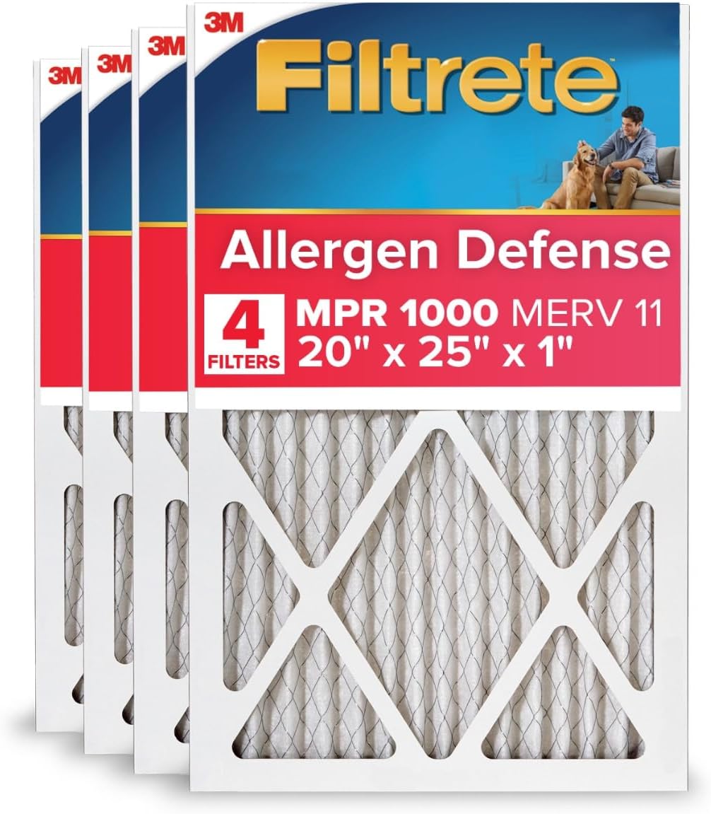 Filtrete 20x25x1 AC Furnace Air Filter for Cleaner Air