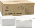 Ovlospa 2-Ply White Cocktail Napkins - 1200 Count
