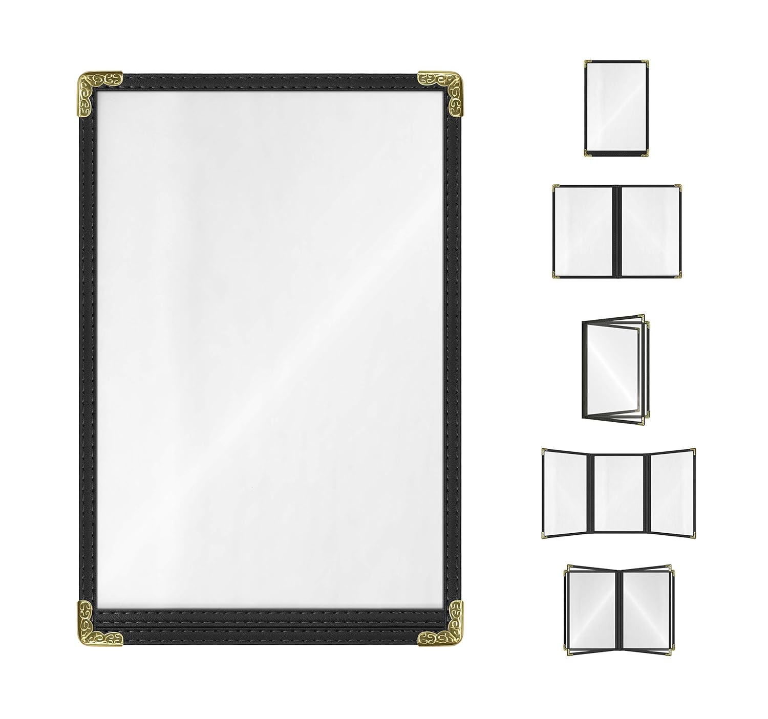 Goodsmart Restaurant Menu Covers 25 Pack for Elegant Displays