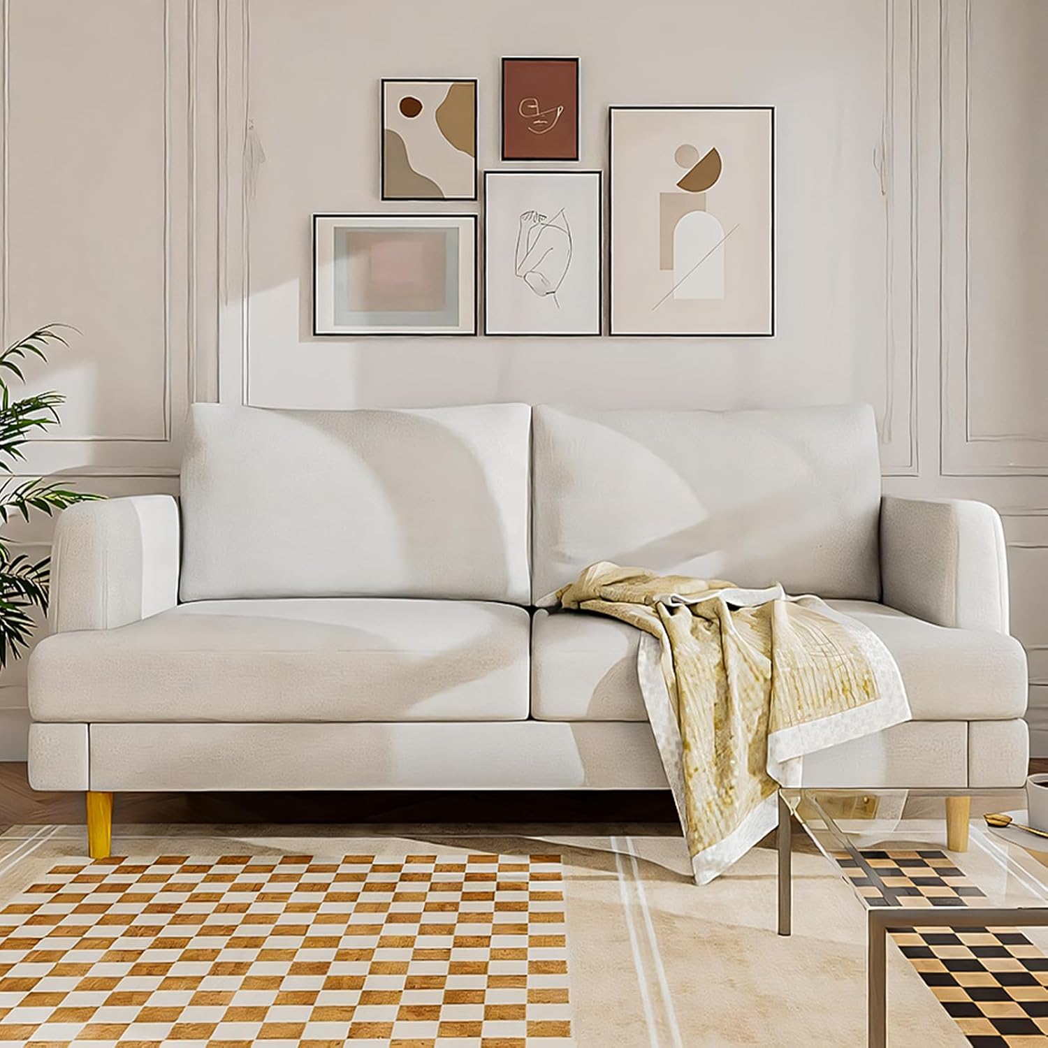 Loveseat Sofa Couch with USB Ports for Modern Living Spaces
