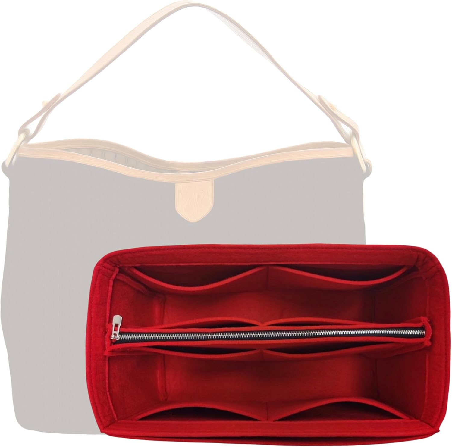 Divitize Purse Organizer for Delightful Tote Sizes - Premium Felt