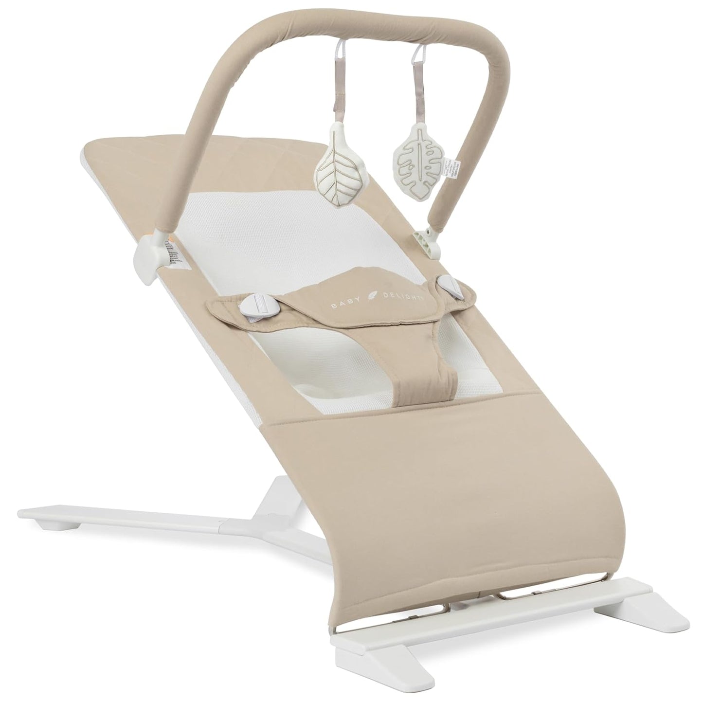 Baby Delight Portable Bouncer: 100% GOTS Certified Cotton for 0-6 Months