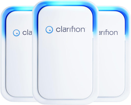 Clarifion Air Ionizers for Home - Compact Negative Ion Filter