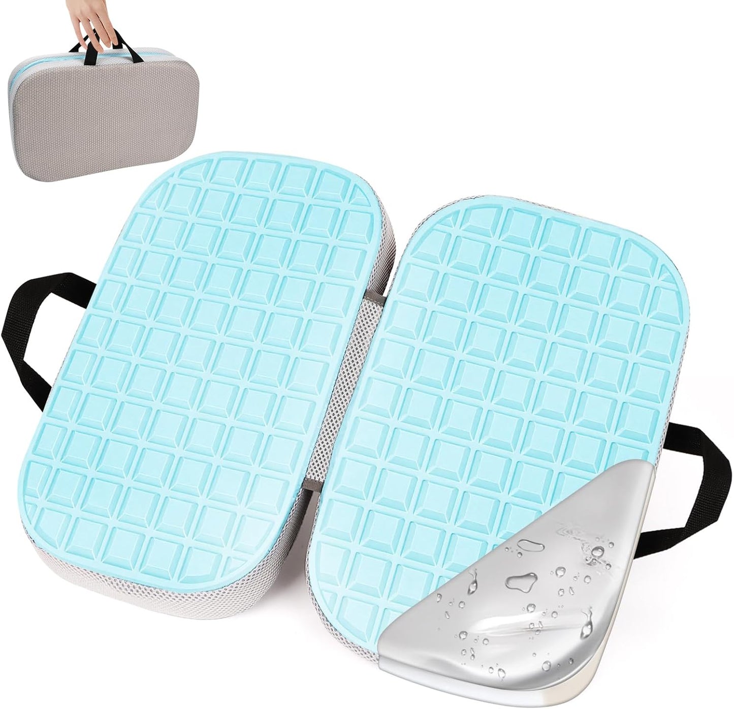 Portable Memory Foam Stadium Seat Cushion for Comfort Anywhere