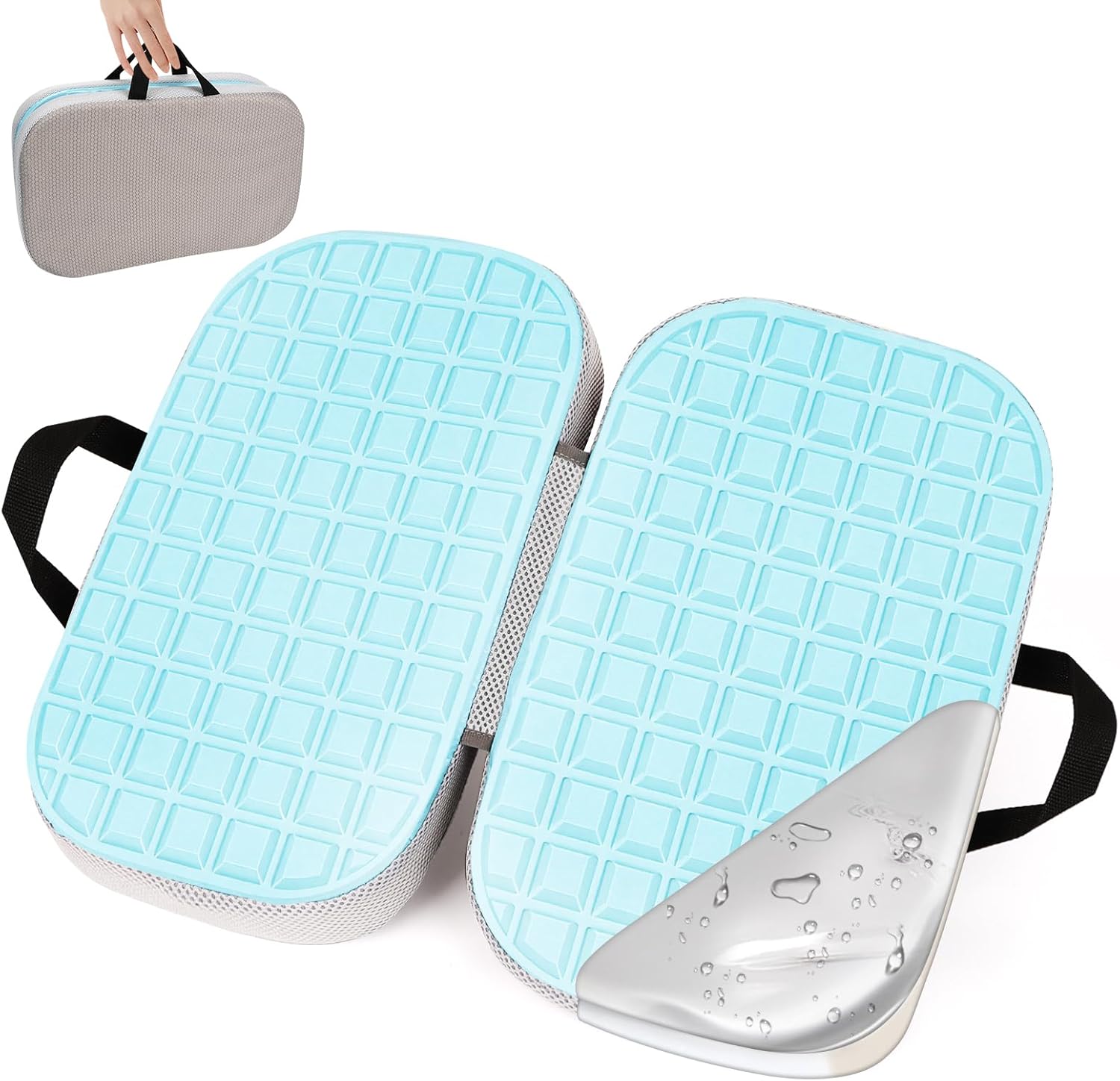 Portable Memory Foam Stadium Seat Cushion for Comfort Anywhere